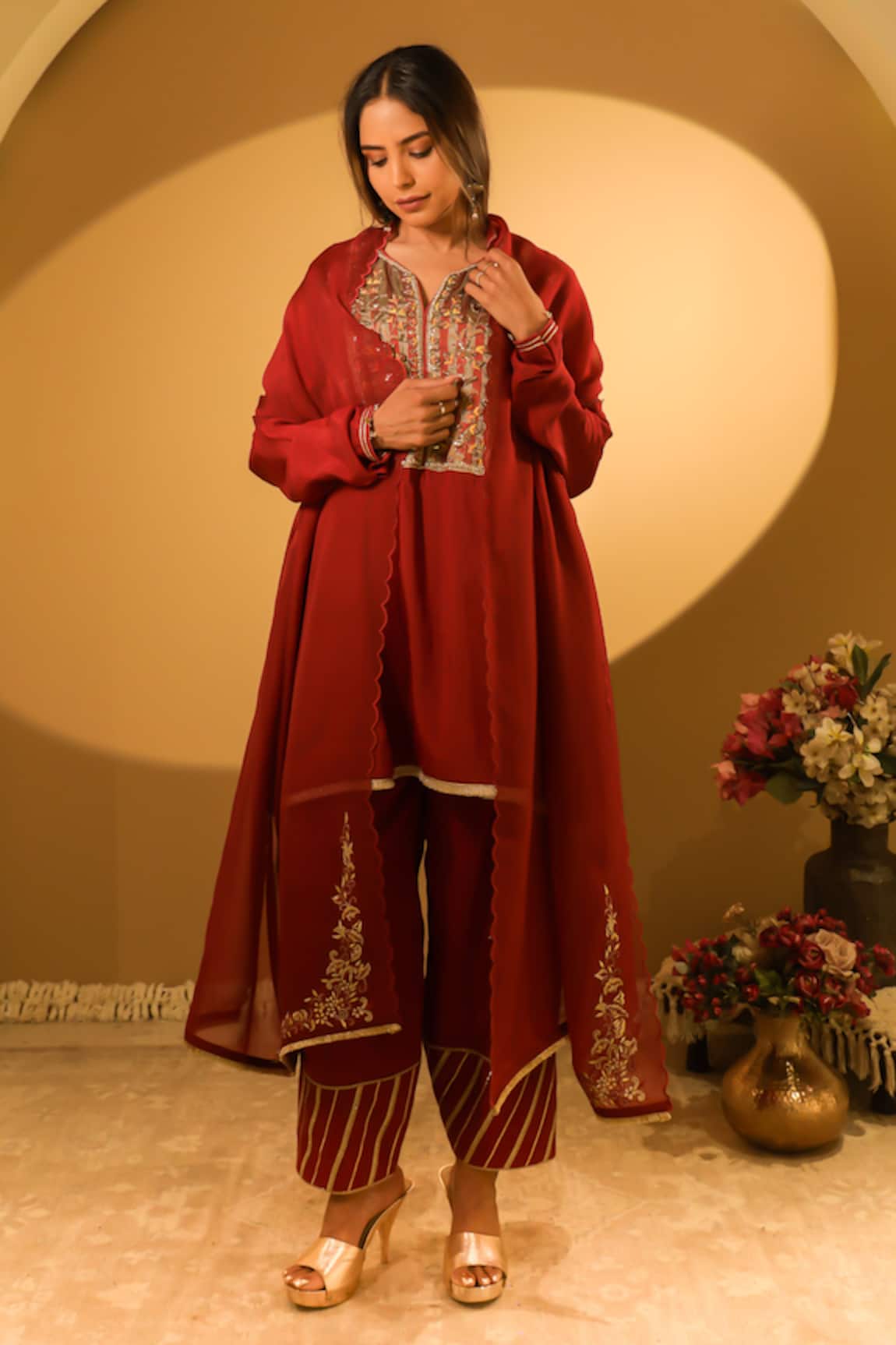 BO Tree Arza Zardozi Work Kurta Set 