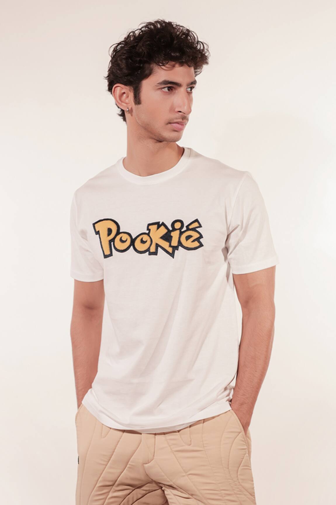 Jubinav Chadha Pookie Patchwork Embroidered T-Shirt 