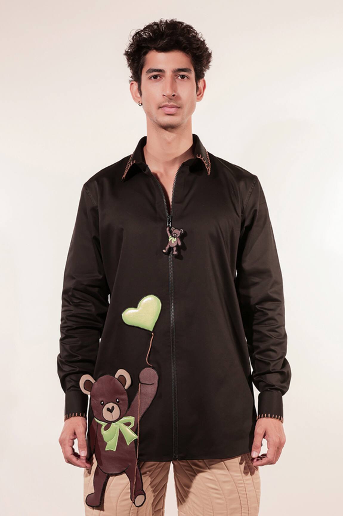 Jubinav Chadha 3D Teddy Shirt 