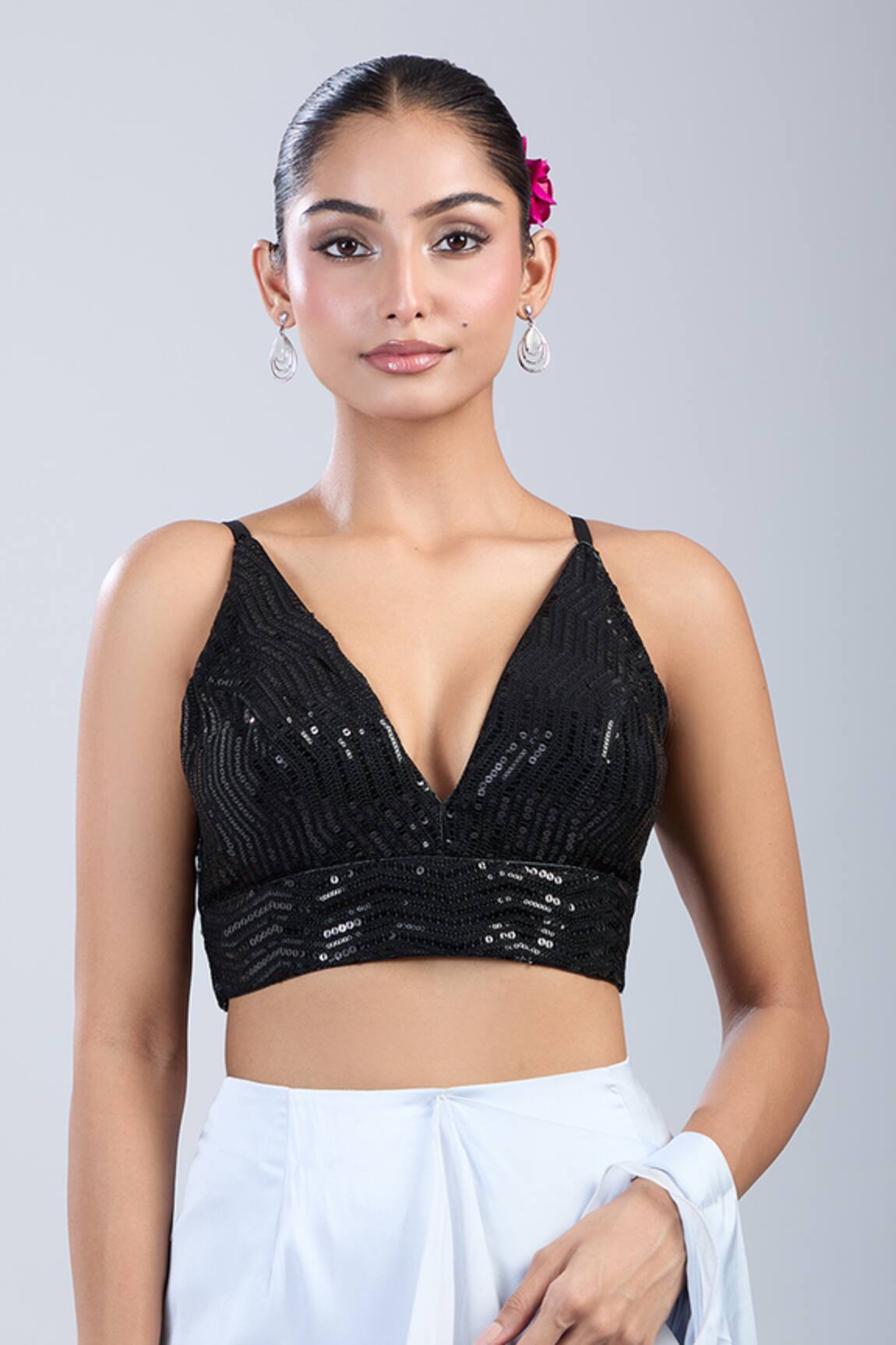 Samyukta Singhania Sequin Work Blouse 