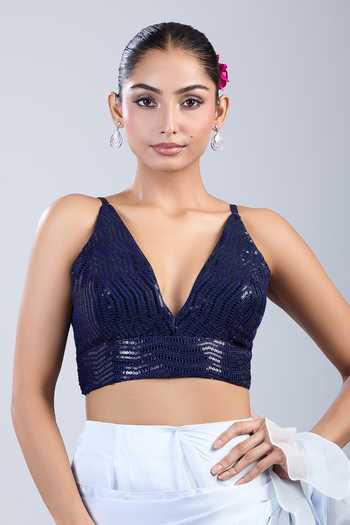 Samyukta Singhania Sequin Work Blouse 