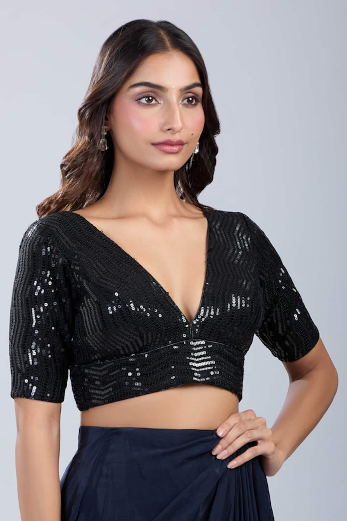 Samyukta Singhania Sequin Work Blouse 