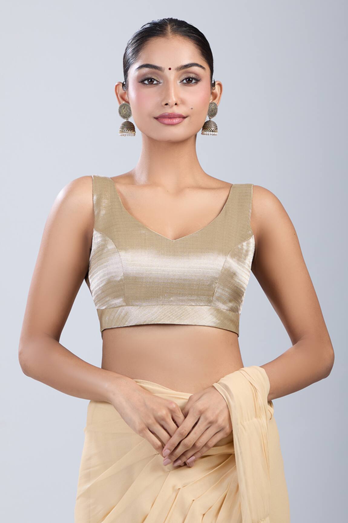 Samyukta Singhania Textured Self Design Blouse 