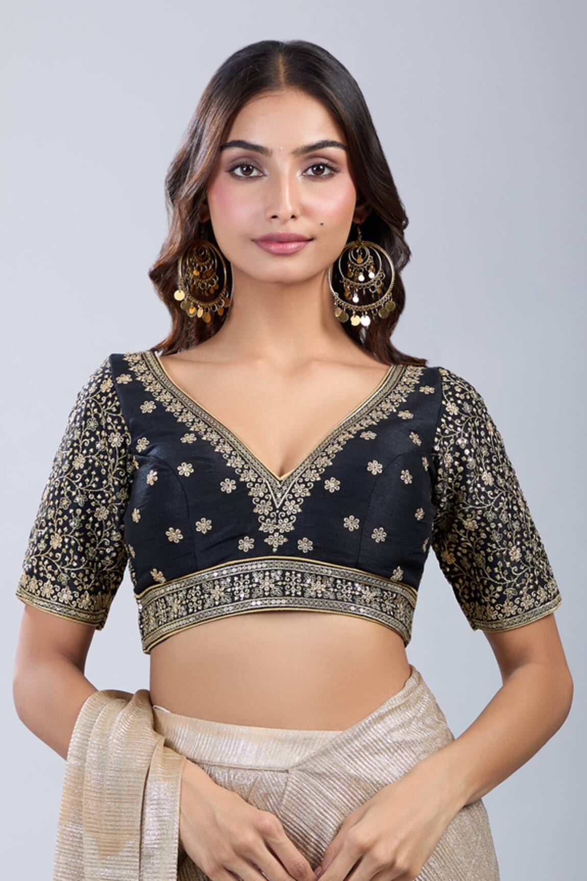 Samyukta Singhania Floret Embroidered Blouse 