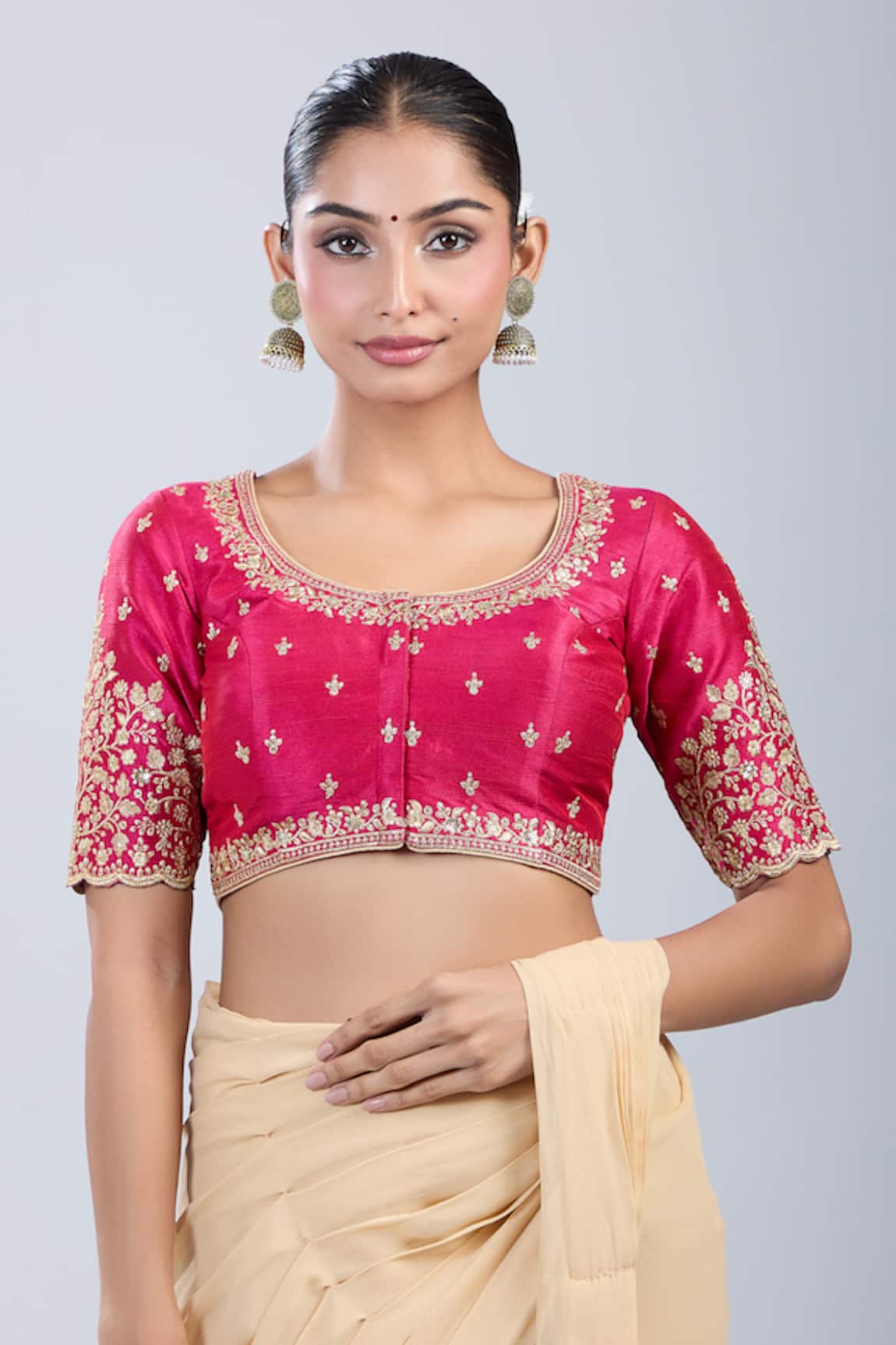 Samyukta Singhania Floret Embroidered Blouse 