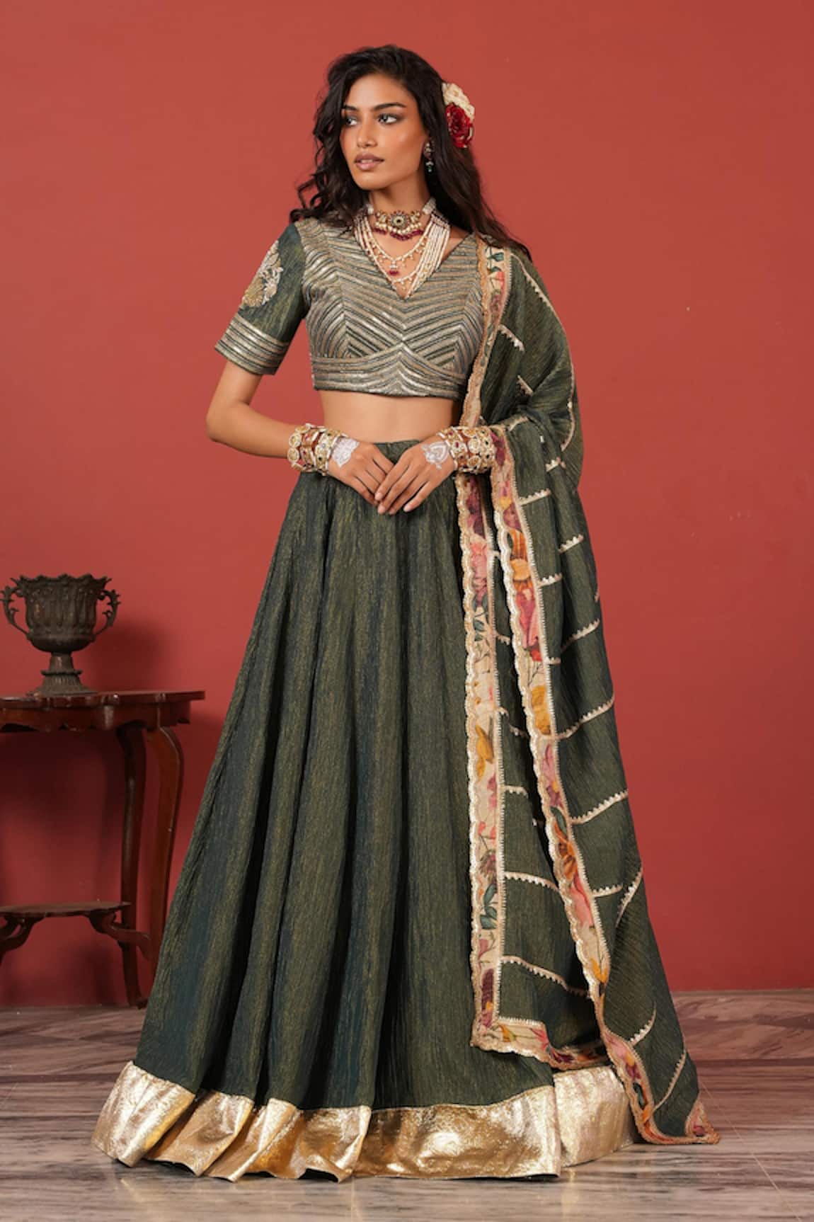 Suruchi Parakh Handcrafted Lehenga Set 