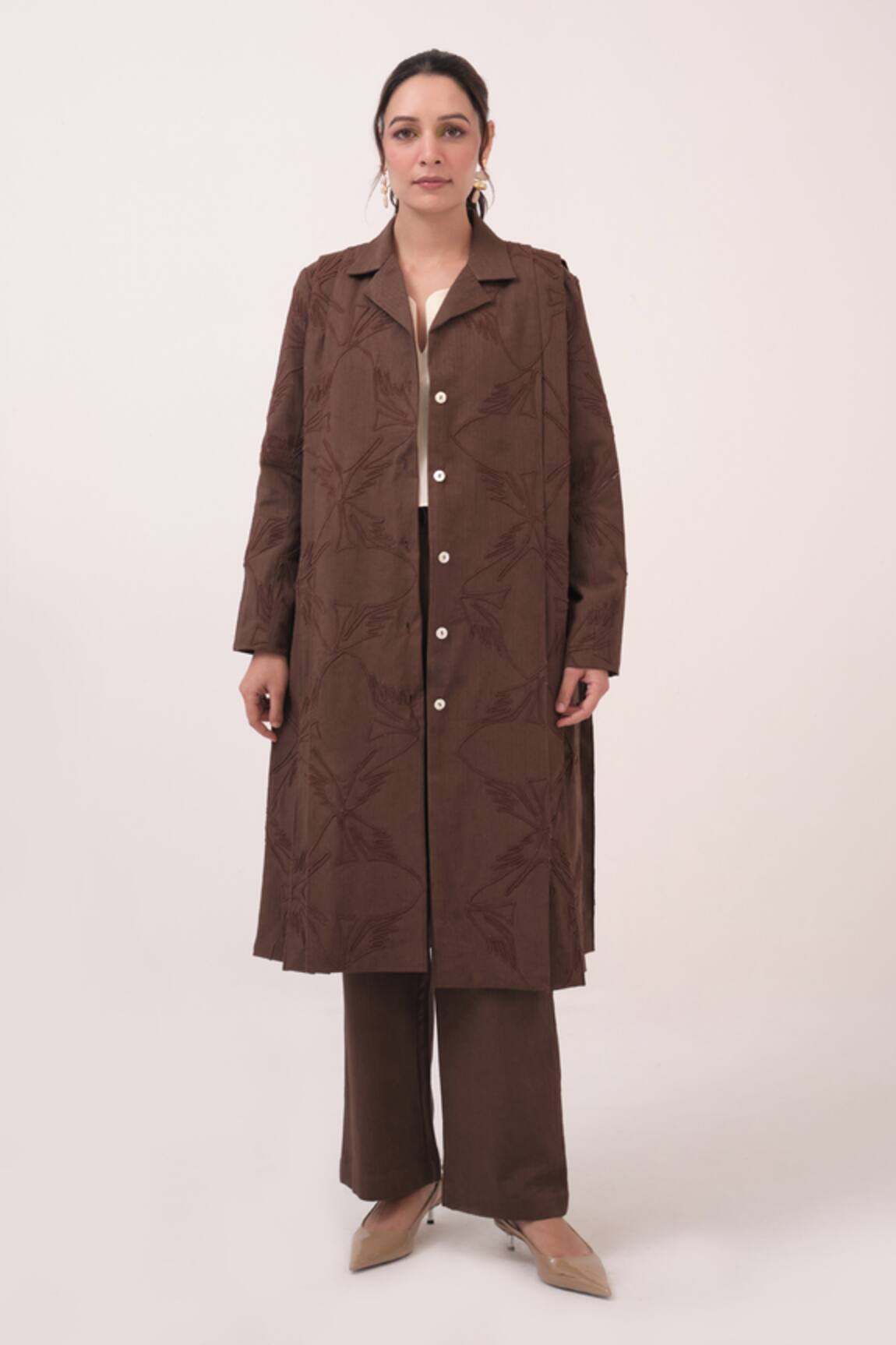 Ruchi Marodia Mendaka 3D Embroidered Jacket 