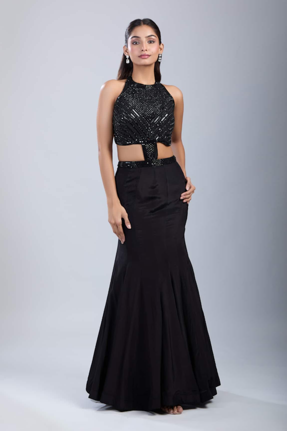 Samyukta Singhania Embellished Cutwork Gown 