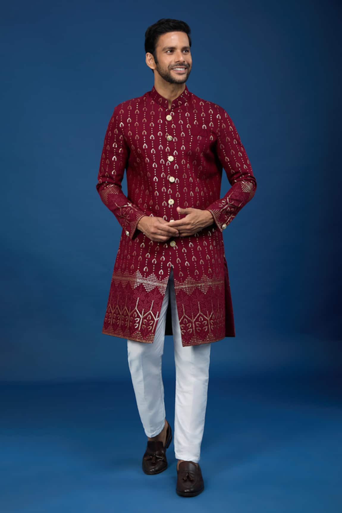 Arihant Rai Sinha Sequin Work Sherwani Set 