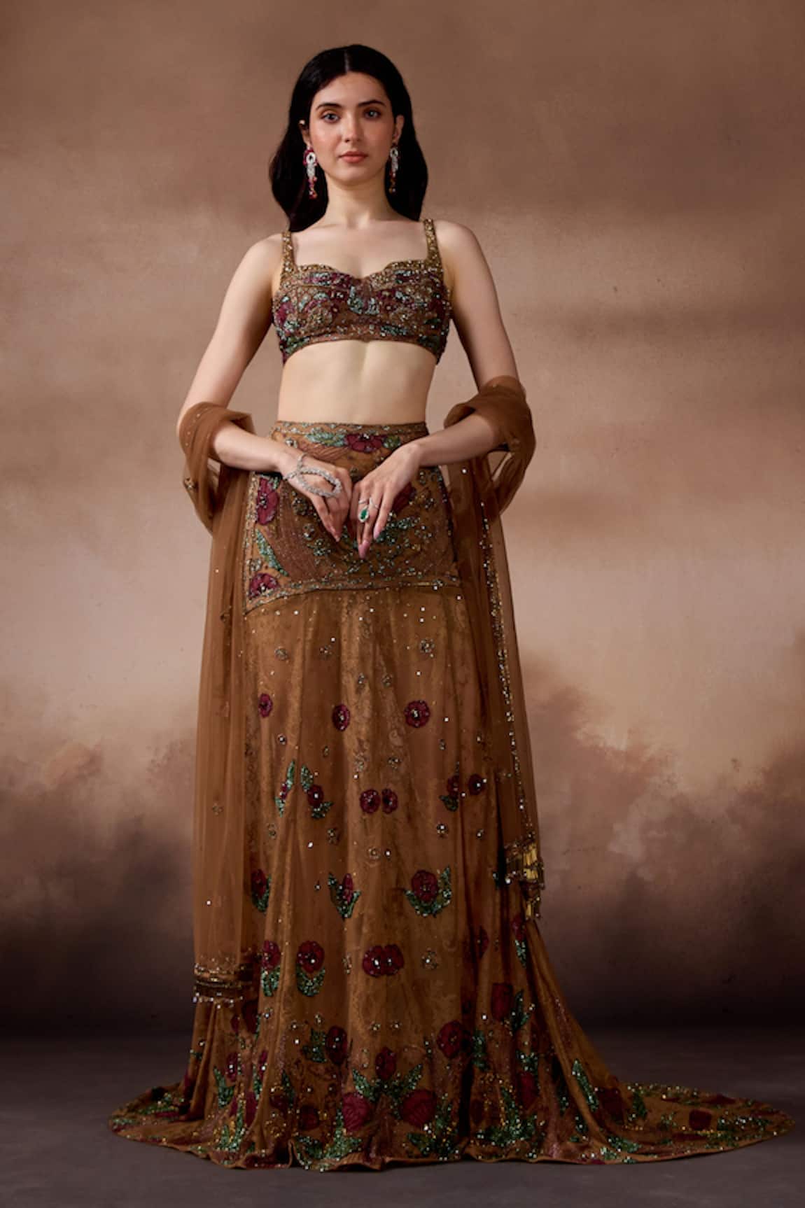Falsa Embroidered Lehenga Set 