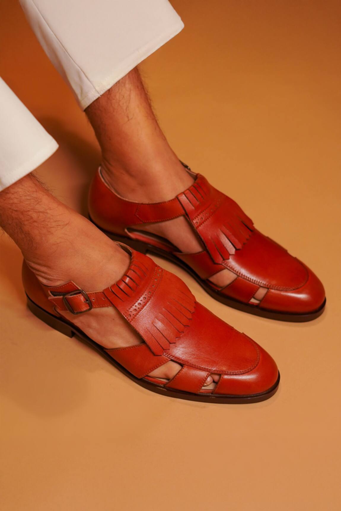 Dmodot Leather Kiltie Peshawaris 