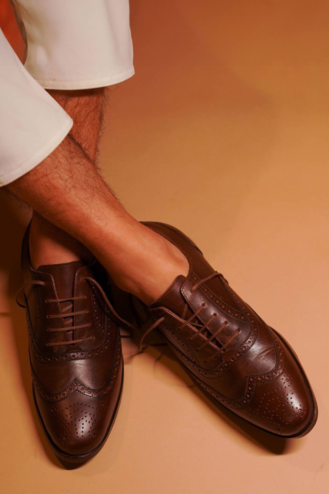 Dmodot Leather Brogue Oxfords