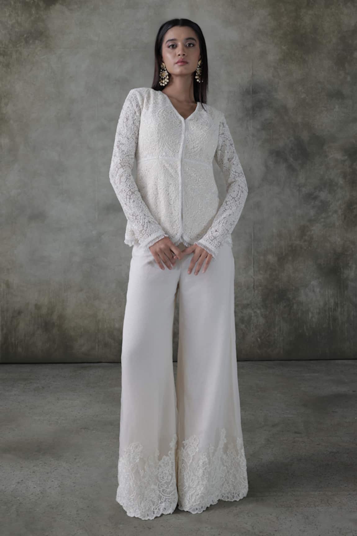 Premya By Manishii Embroidered Kurta With Pant 