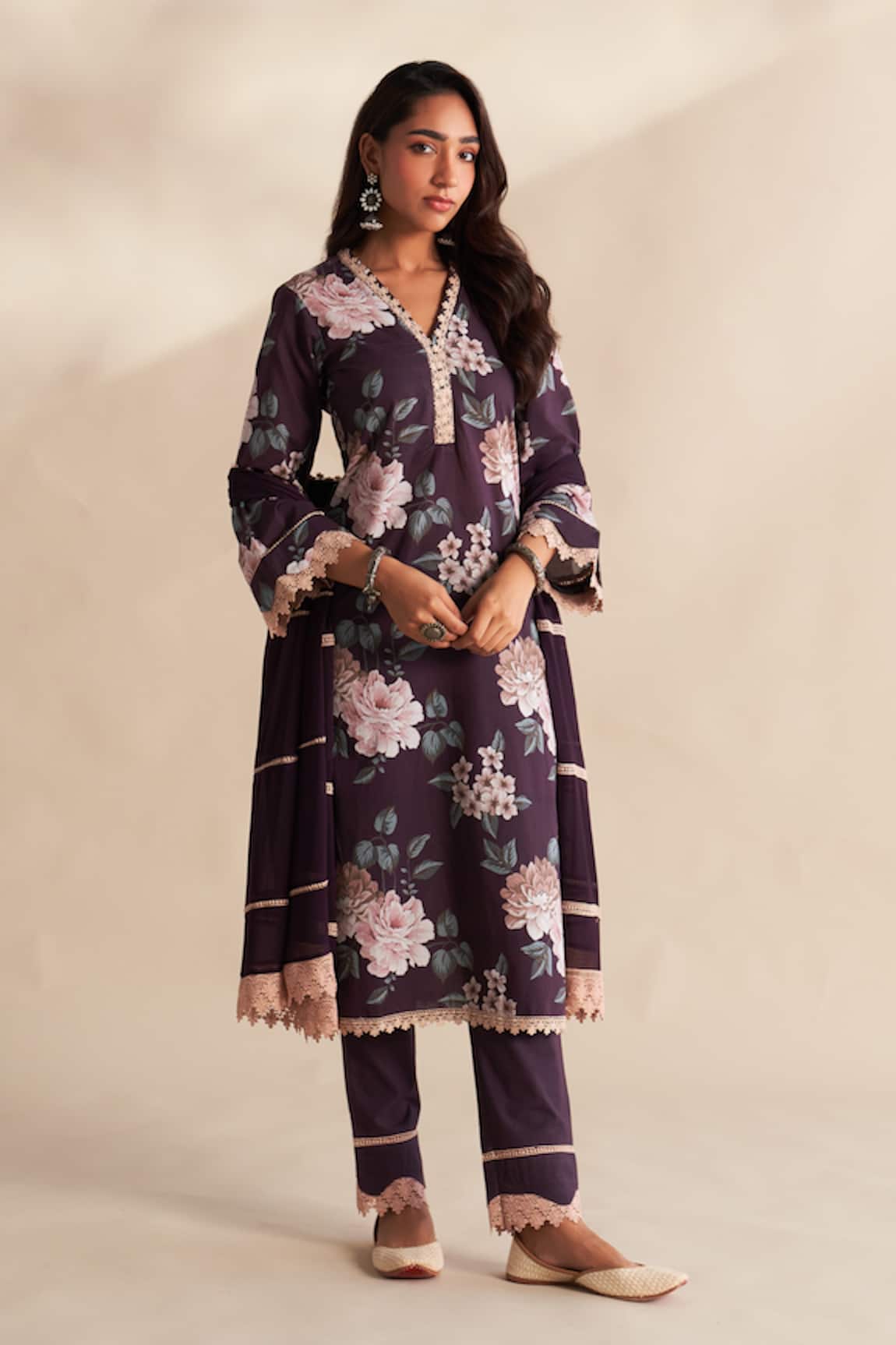 Roze Zareen Printed Kurta Set
