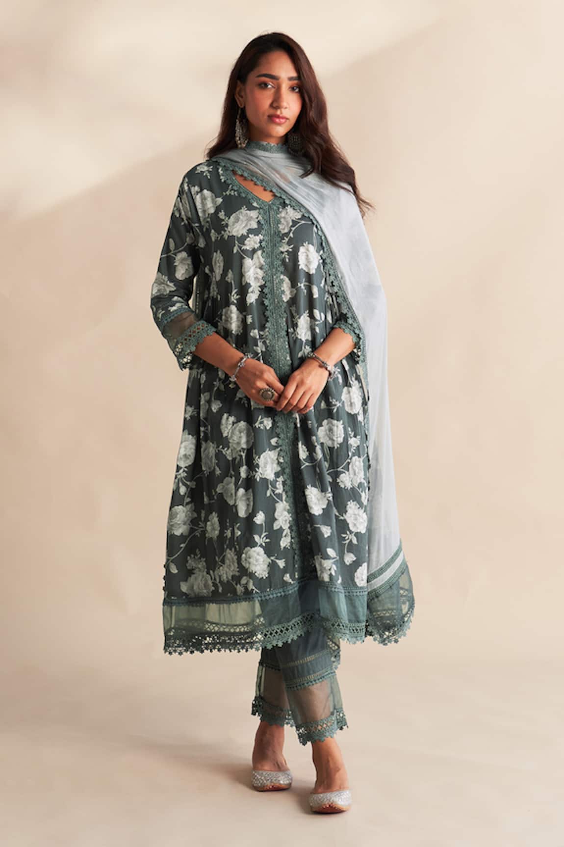 Roze Aafiya Printed Kurta Set