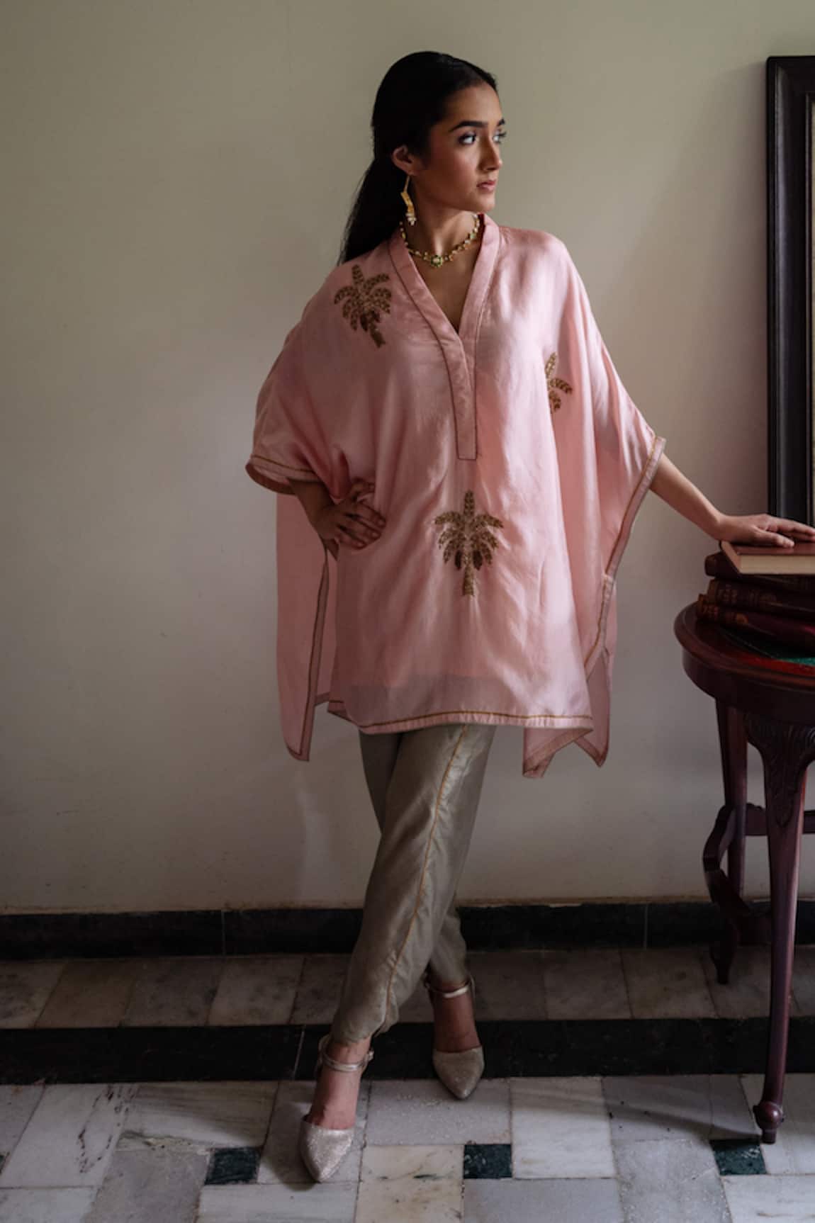 Shorshe Clothing Golshan Tunic & Dhoti Pant Set 