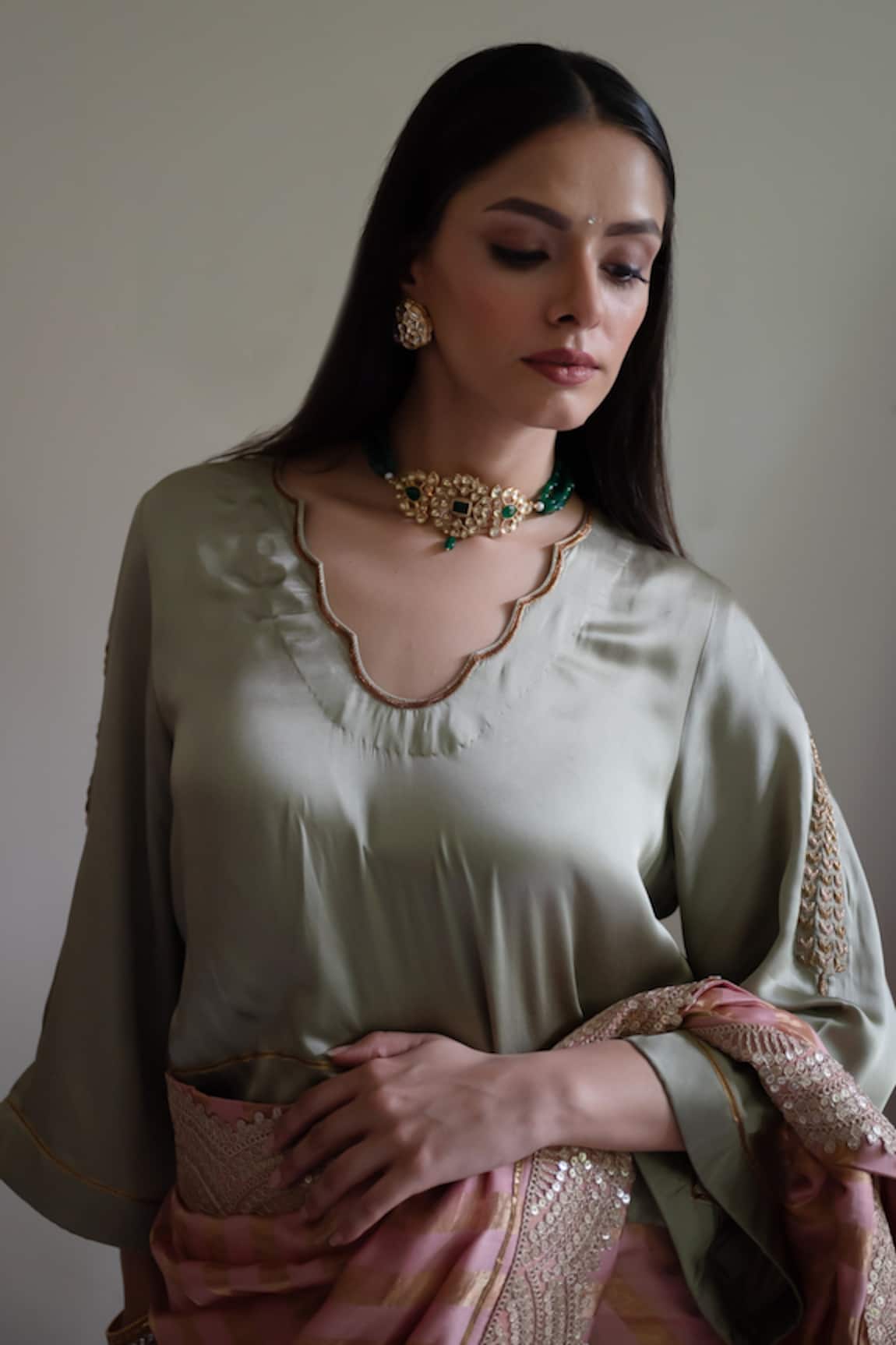 Shorshe Clothing Ashok Scallop Blouse 
