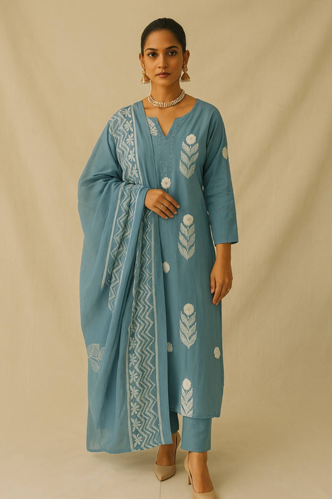 Thee Modern Roots Printed Kurta Set 