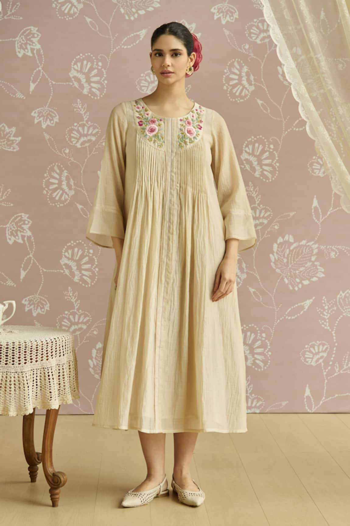 Kritika Dawar Gulneher Parsi Hand Embroiderd Tunic 