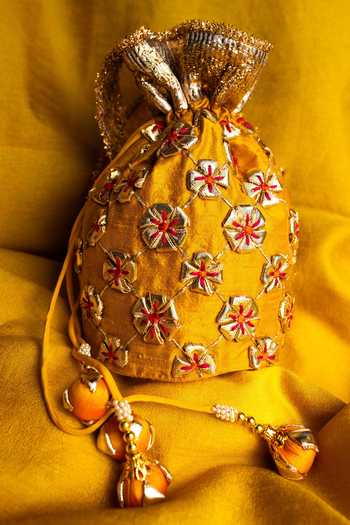 Preeti S Kapoor Embroidered Potli Bag 