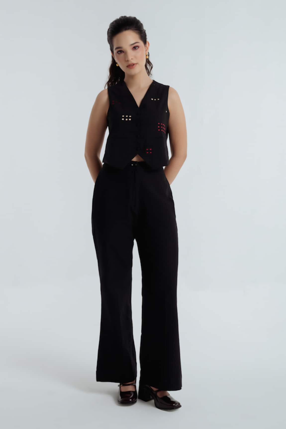 Rias Jaipur Fayra Cotton Waistcoat With Pant 