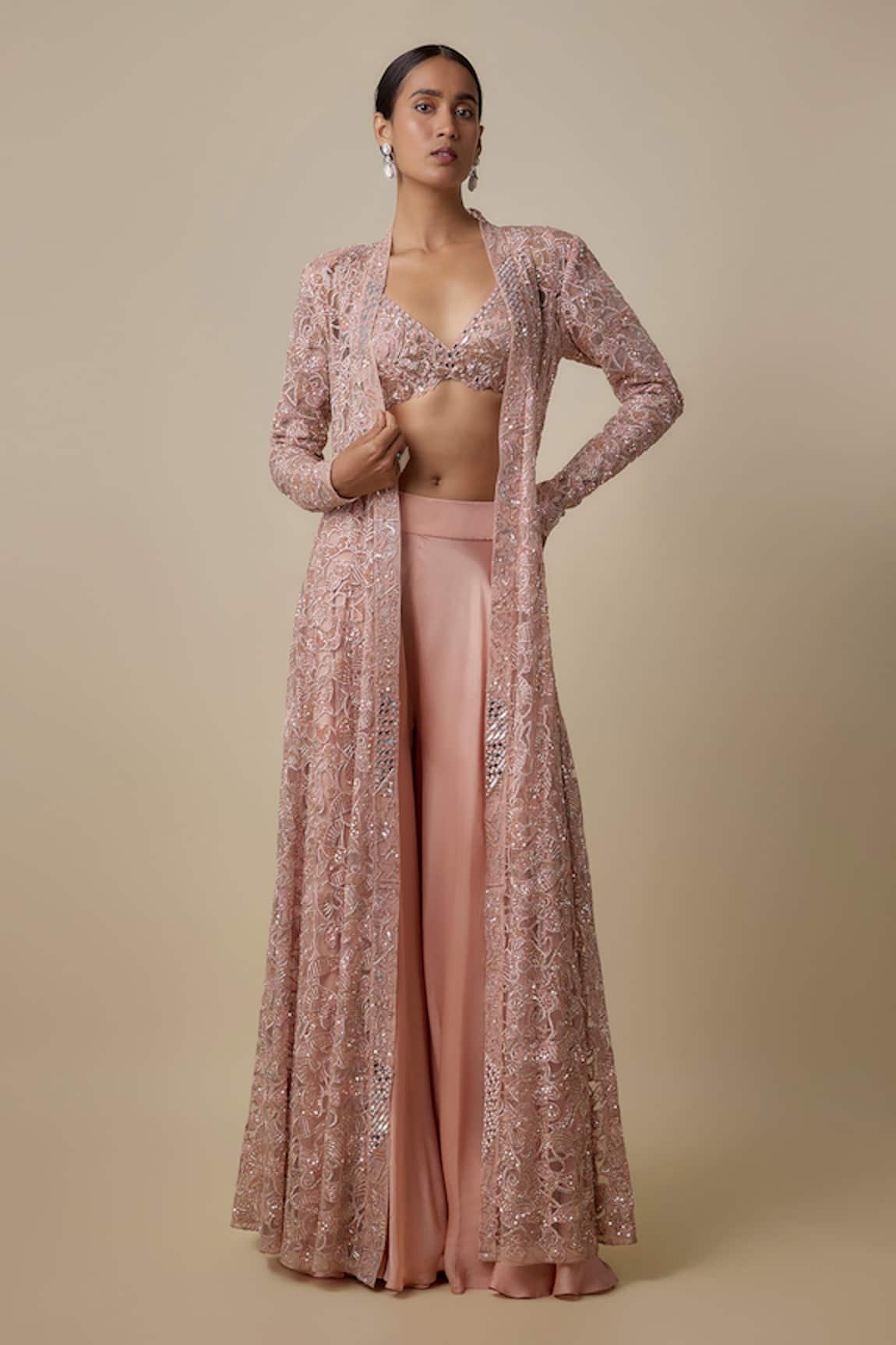 Asaga Shattuck Jacket & Sharara Set 