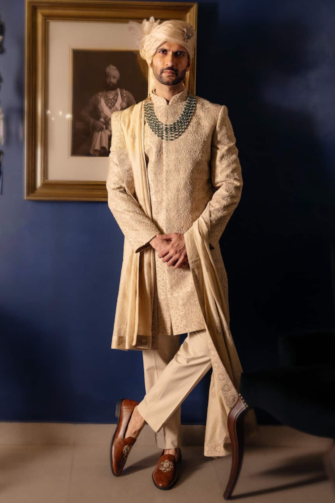 Dolly J Solvarn Embroidered Sherwani Set 