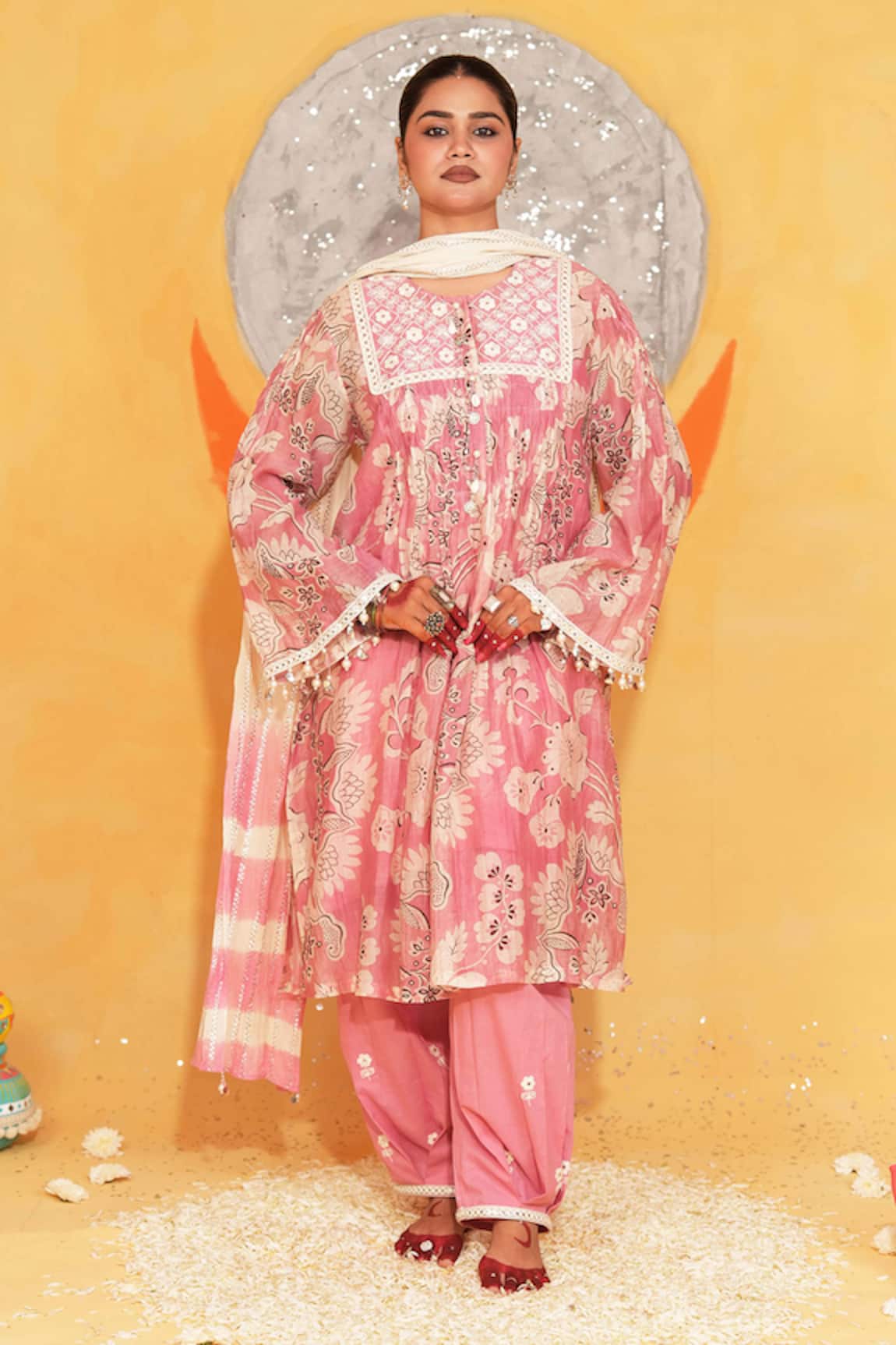 Jyoti Bansal Floral Print Kurta Set 