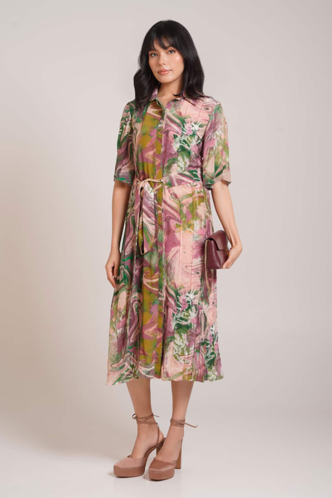 Advait Ira Pleated Dress 
