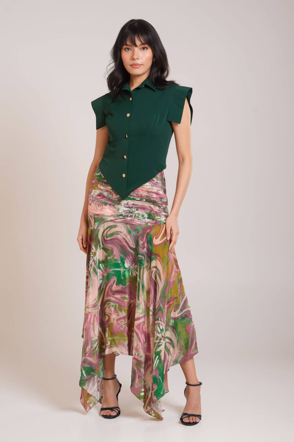 Advait Ira Printed Skirt Set 