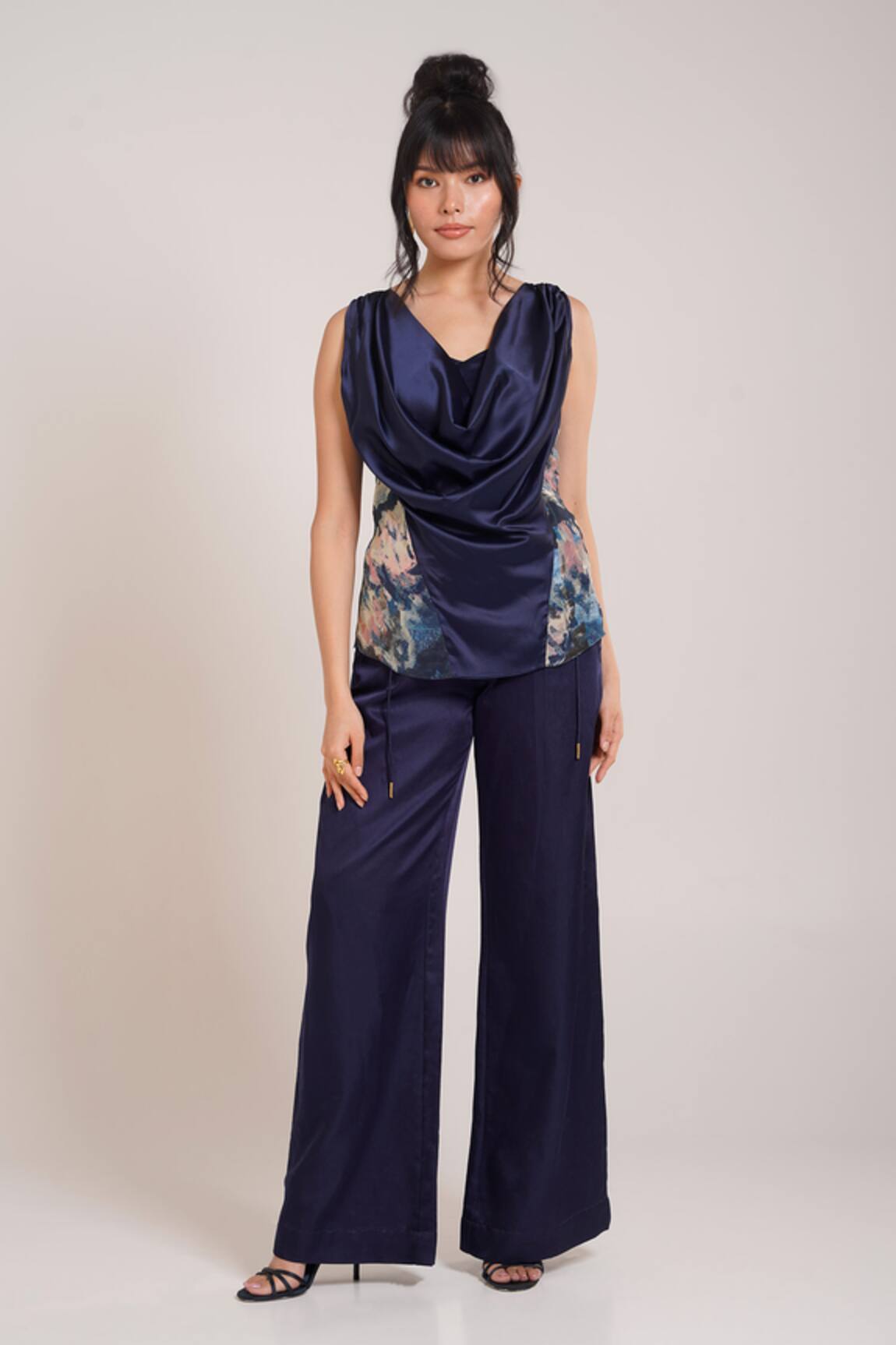 Advait Ren Placement Print Top & Pant Set 
