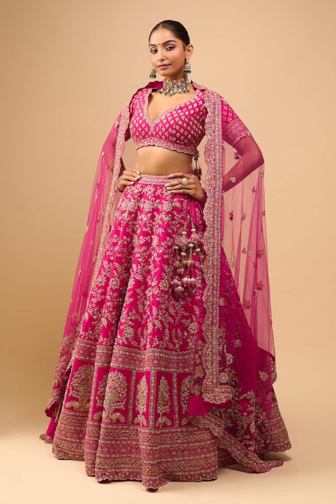 Azeera Rani Embroidered Bridal Lehenga Set