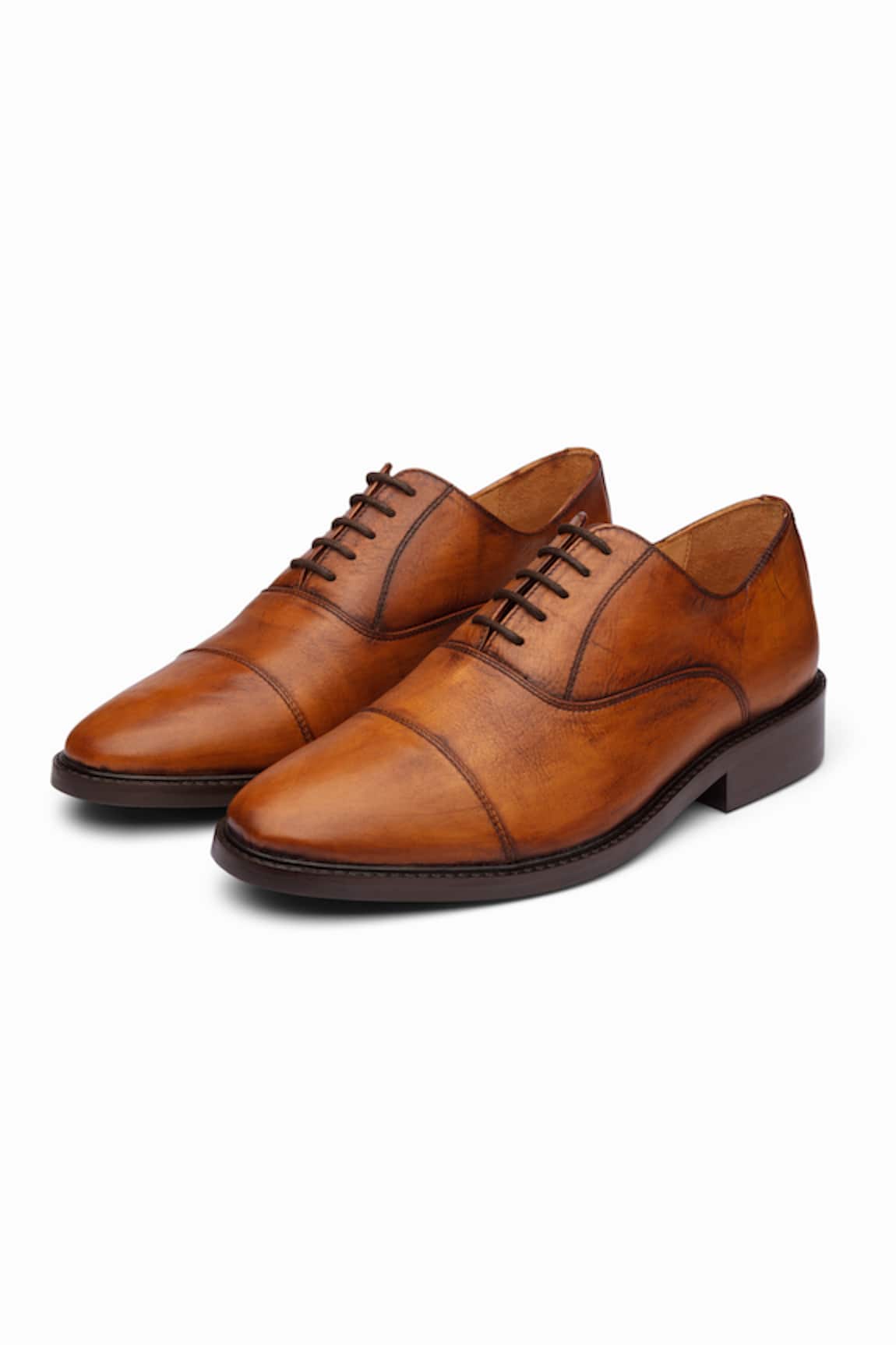 3dm Lifestyle Cap Toe Oxford Distressed Shoes 