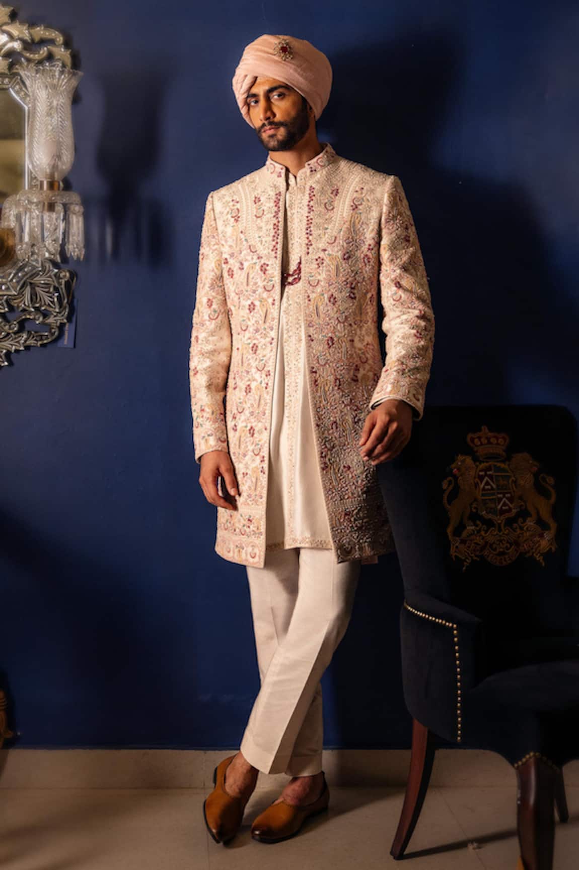 Dolly J Serenelle Embroidered Sherwani & Kurta Set 