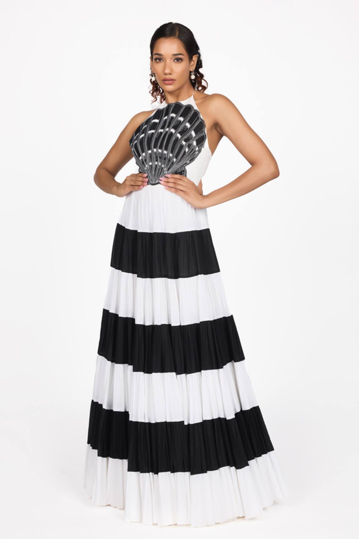 Dev And Viv Shell Pattern Gown 