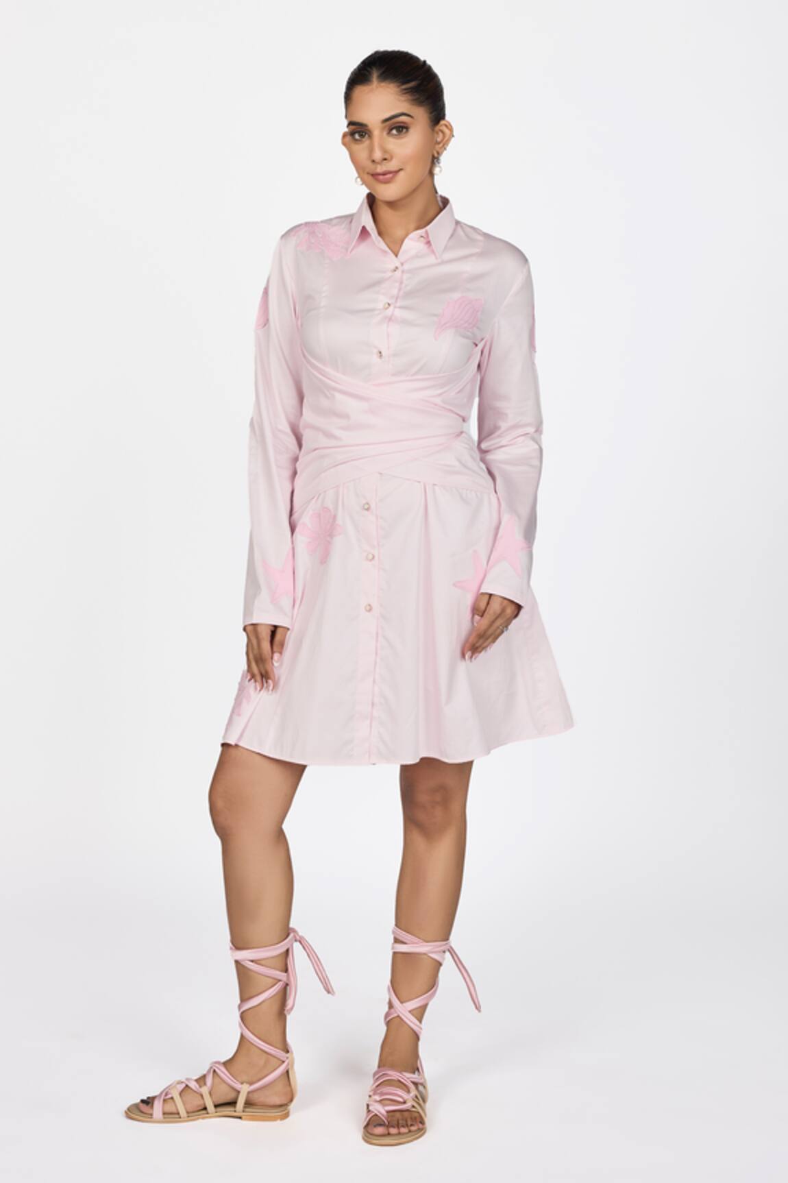 Dev And Viv Draped Short Dress 