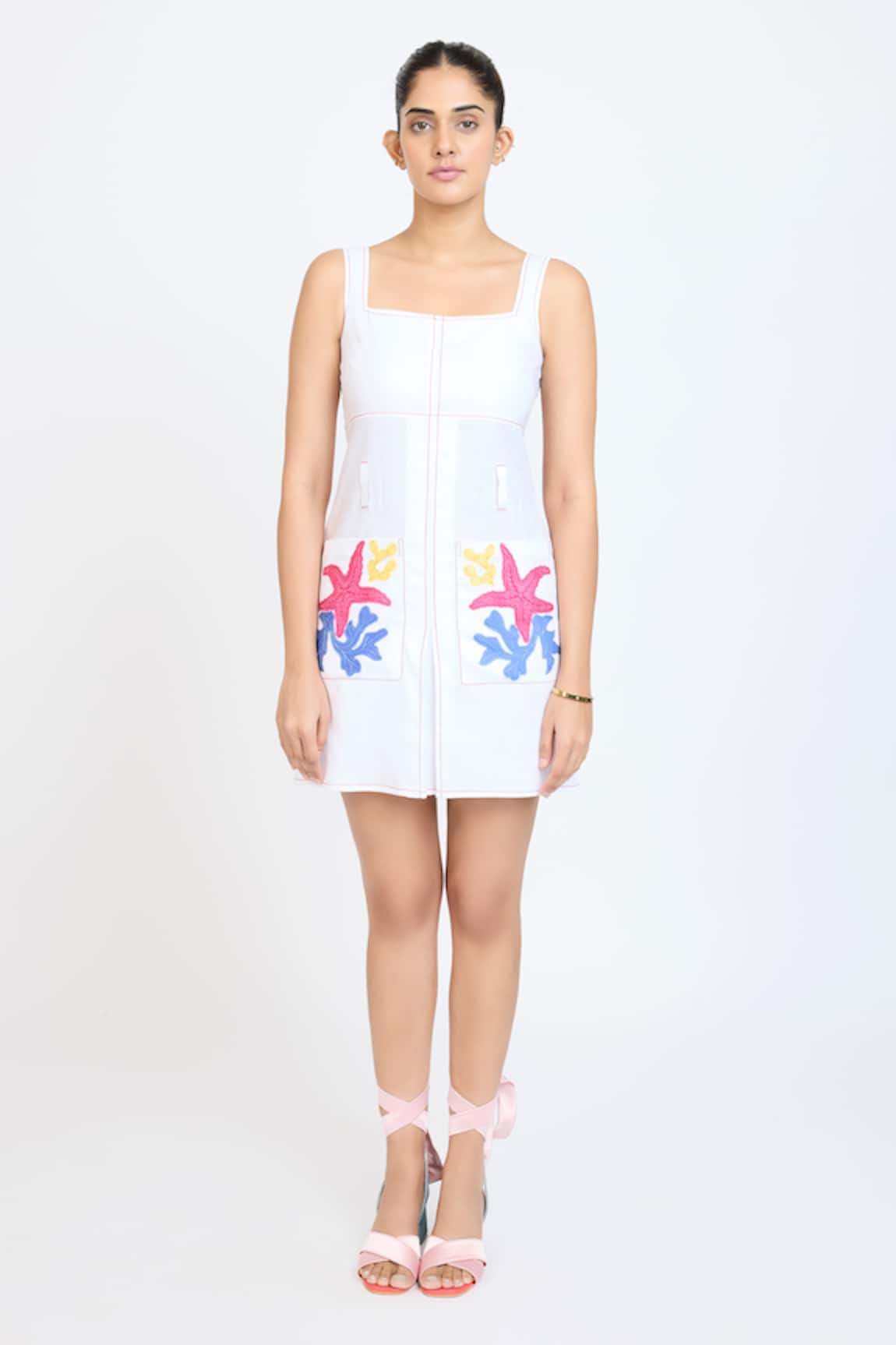 Dev And Viv Under Water Pattern Dress 