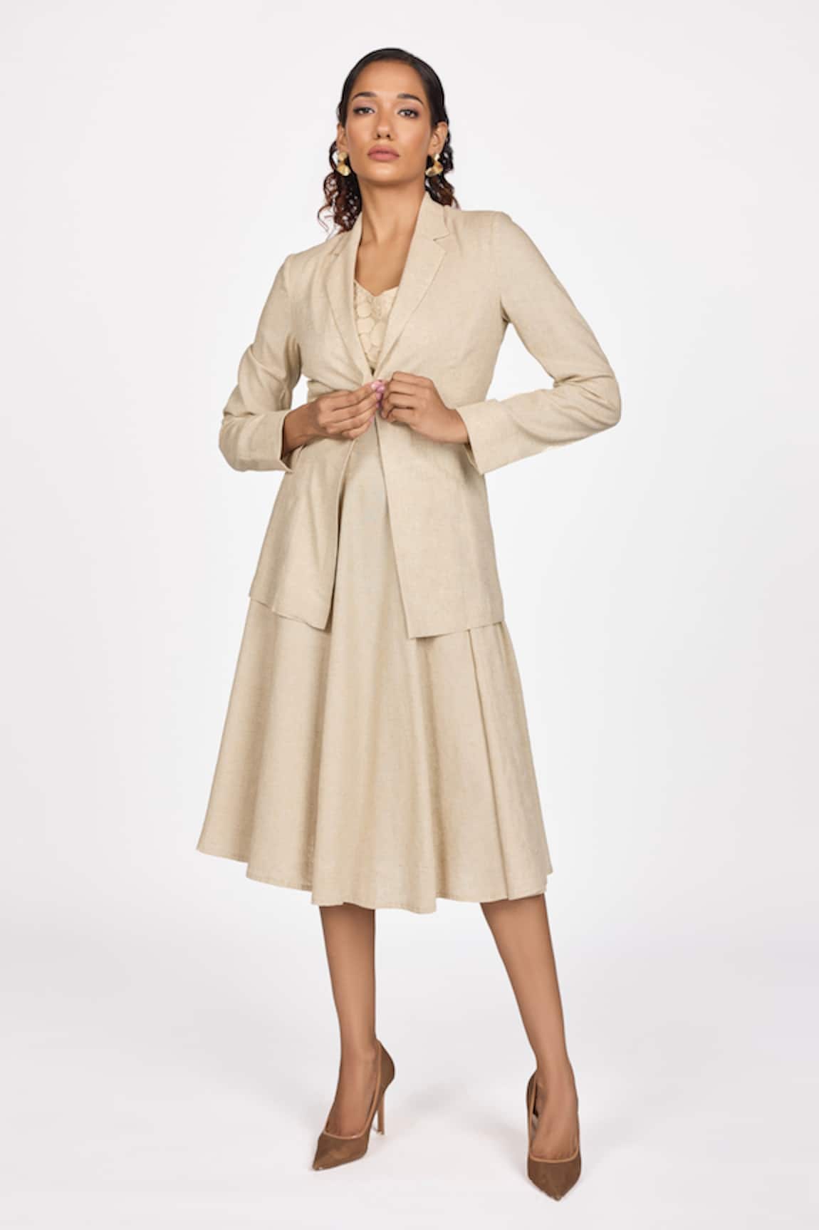 Dev And Viv One Button Blazer 