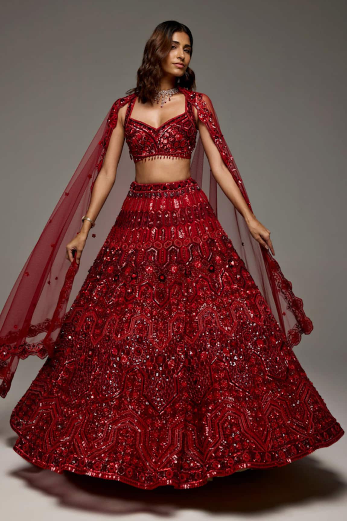 Opus Atelier Roselyn Embroidered Lehenga Set 
