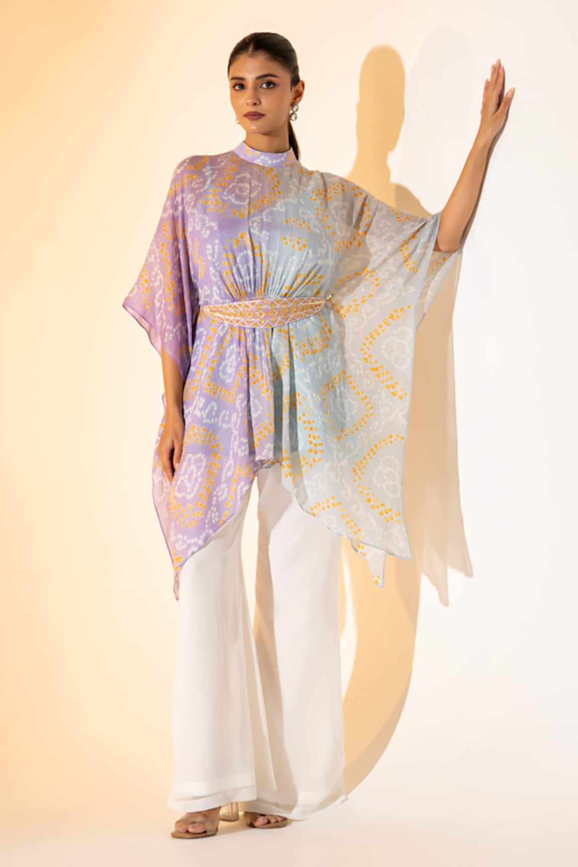 K-Anshika Leheriya Pattern Top & Pant Set 