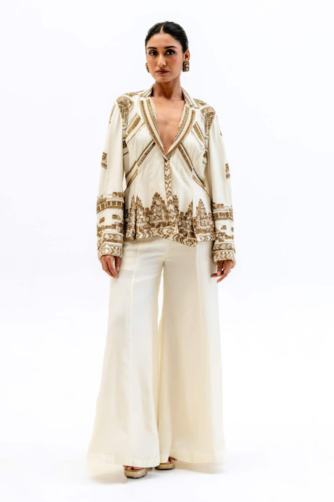 Garo Tribal Embroidered Jacket With Pant 