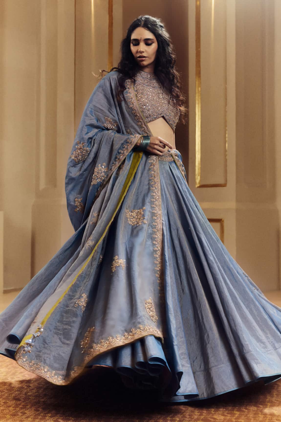 Punit Balana Saleti Amer Embroidered Lehenga Set 