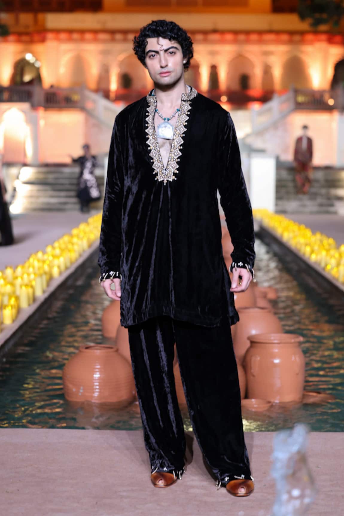 Punit Balana Embroidered Kurta With Pant 