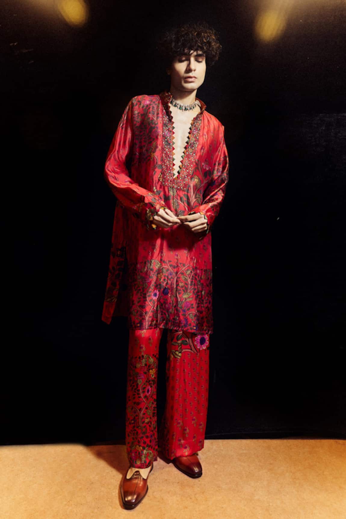 Punit Balana Abstract Print Kurta With Pant 