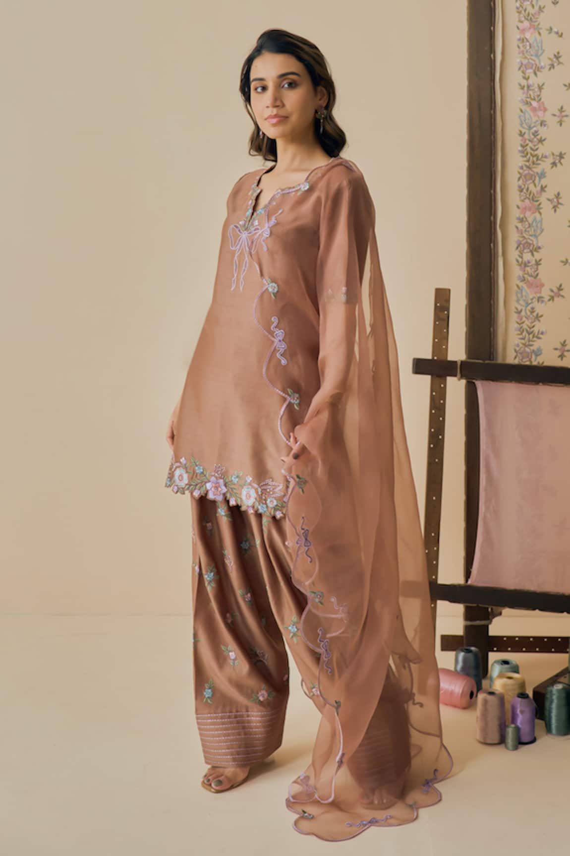 Bhawna Sethi Kahwa Embroidered Kurta Set 