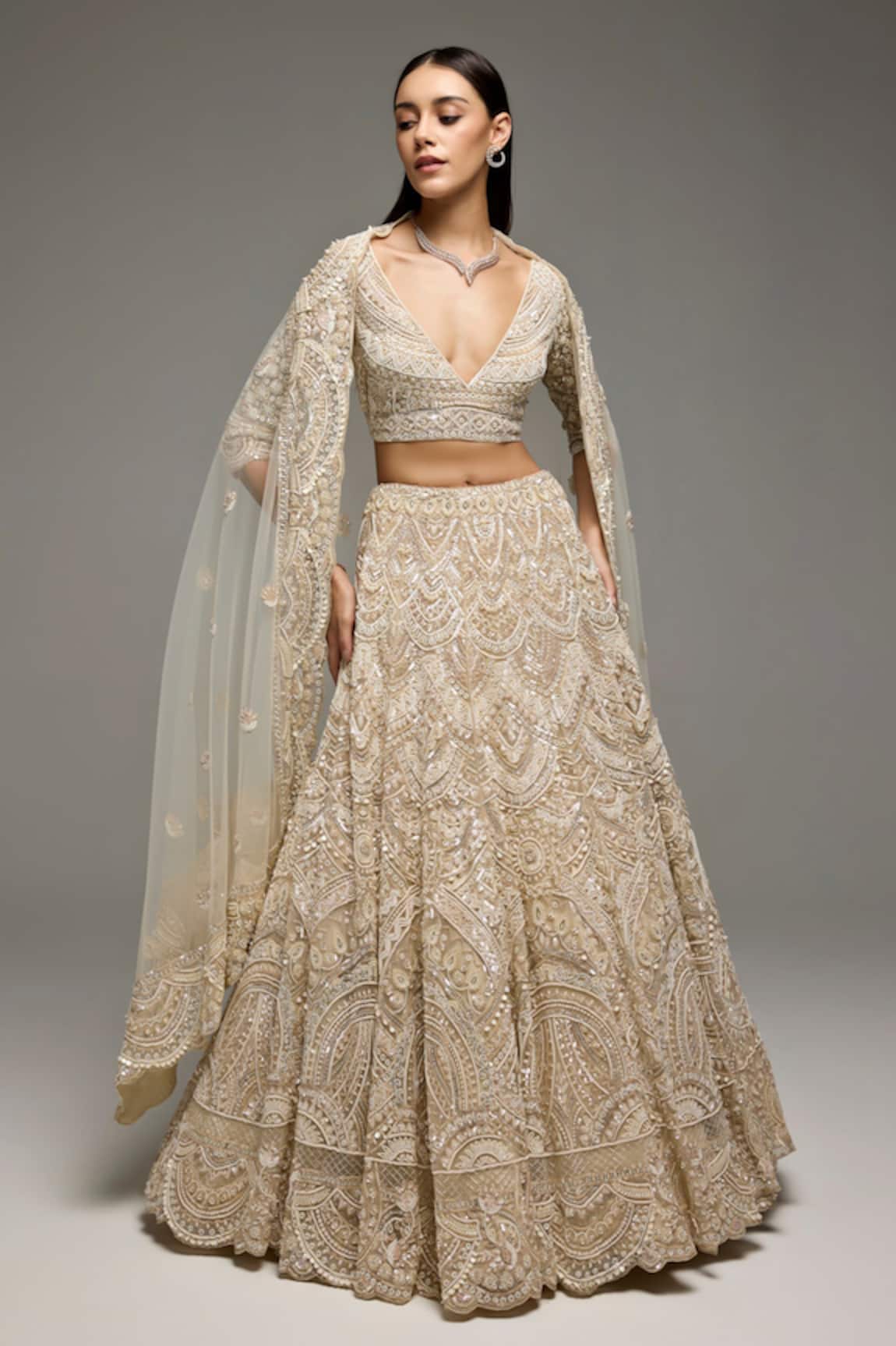 Opus Atelier Marisol Embroidered Lehenga Set 
