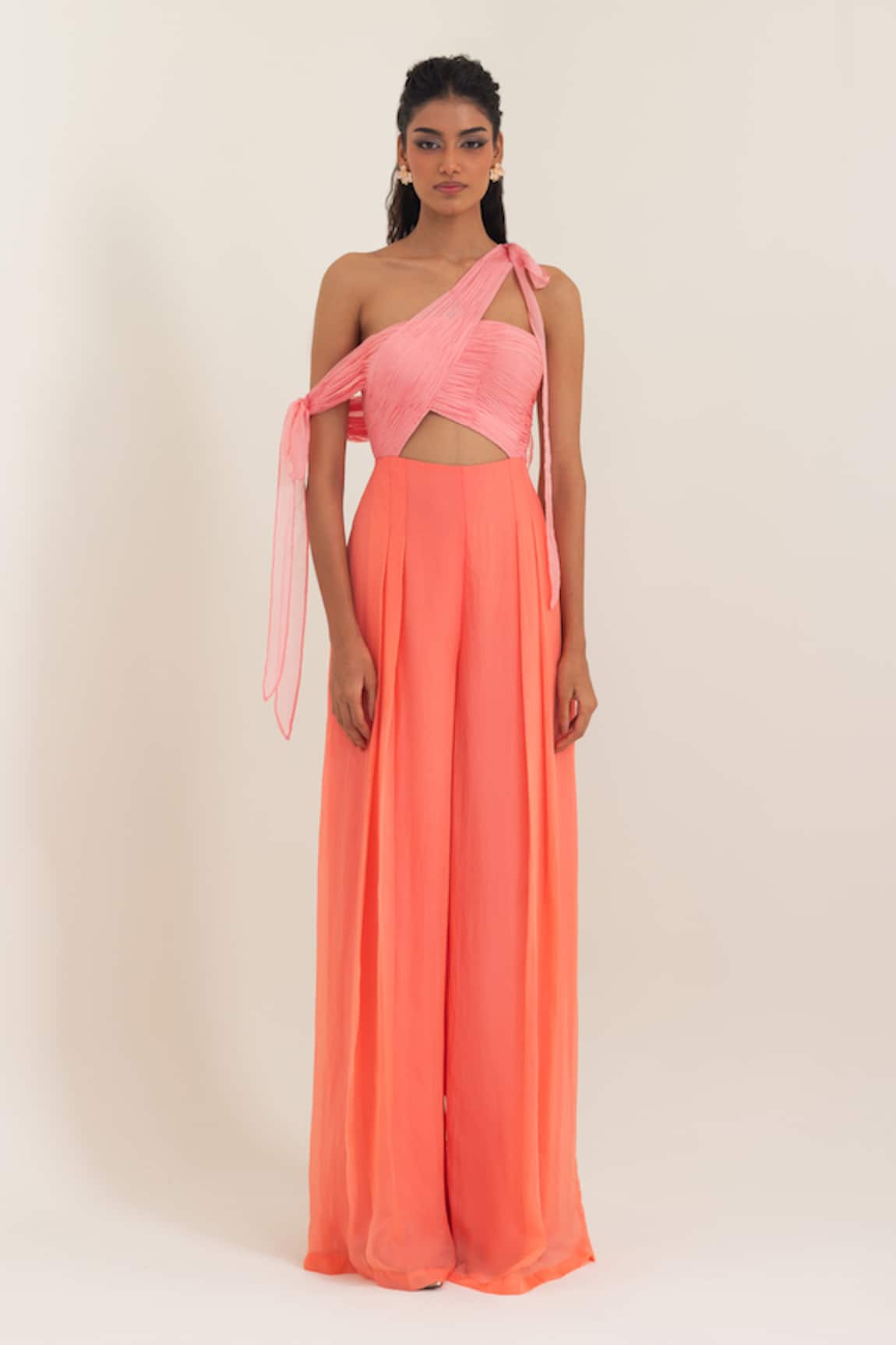 Pinup By Astha Cinque Terra Asymmetric Jumpsuit 