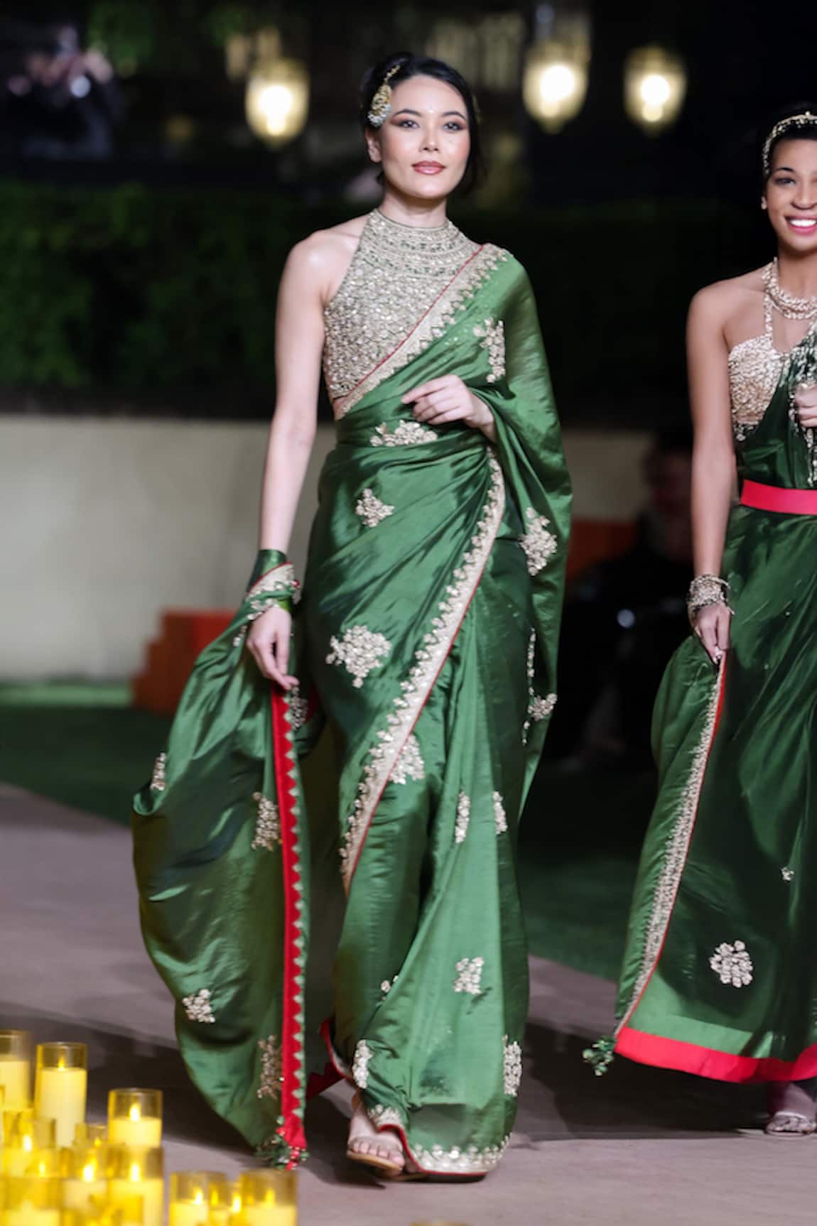 Punit Balana Kaccha Aam Saree Set 