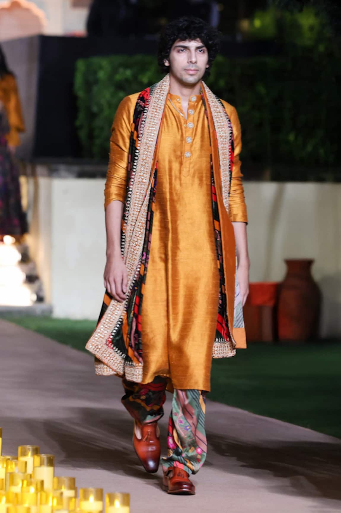 Punit Balana Placement Embroidered Kurta & Pant Set 