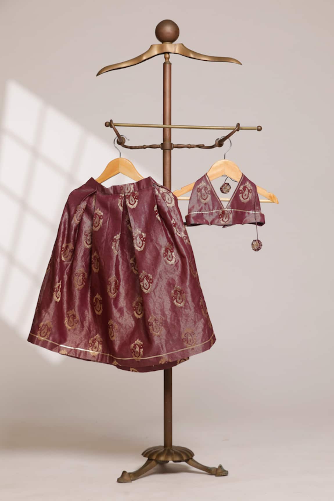 Snuggleme Floral Pattern Blouse With Lehenga 